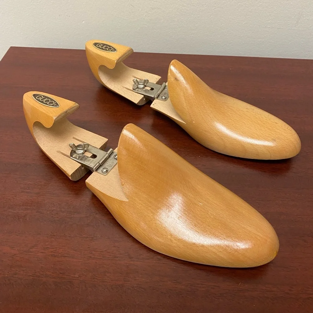 Vintage GUCCI Wooden Shoe stretchers size 42 RARE